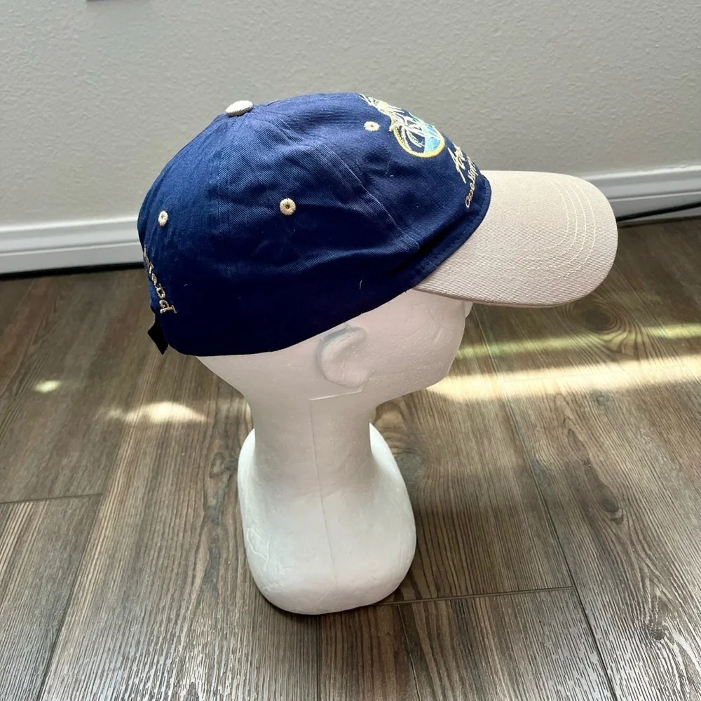 Aruba Navy and Tan Cap